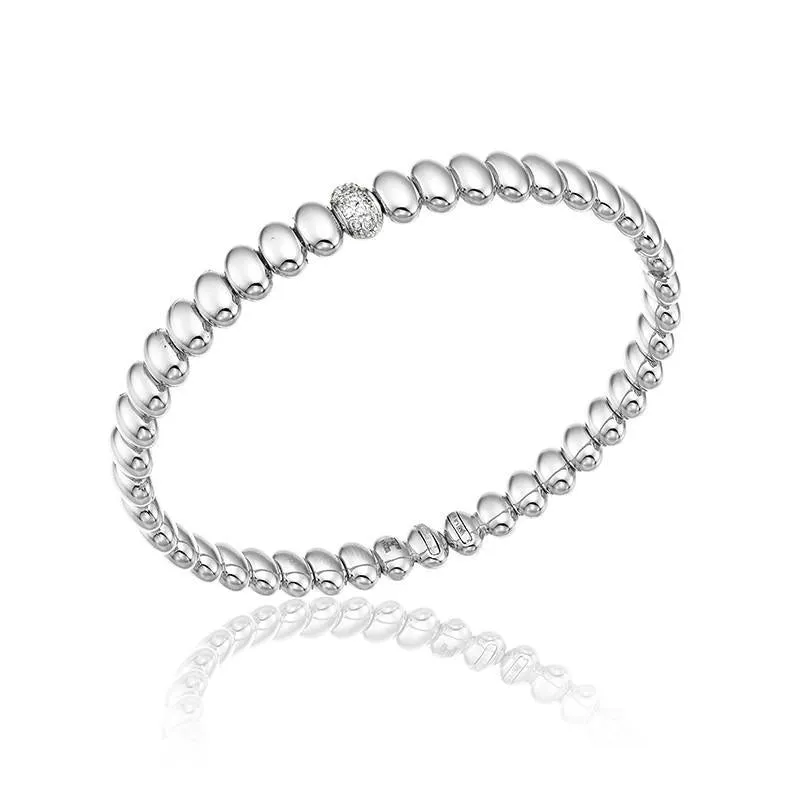 Chimento Armillas Acqua 18ct White Gold Diamond Drop Bracelet