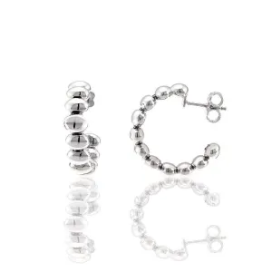 Chimento Armillas Acqua 18ct White Gold Hoop Earrings