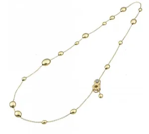 Chimento Armillas Acqua 18ct Yellow Gold 0.03ct Diamond Necklace