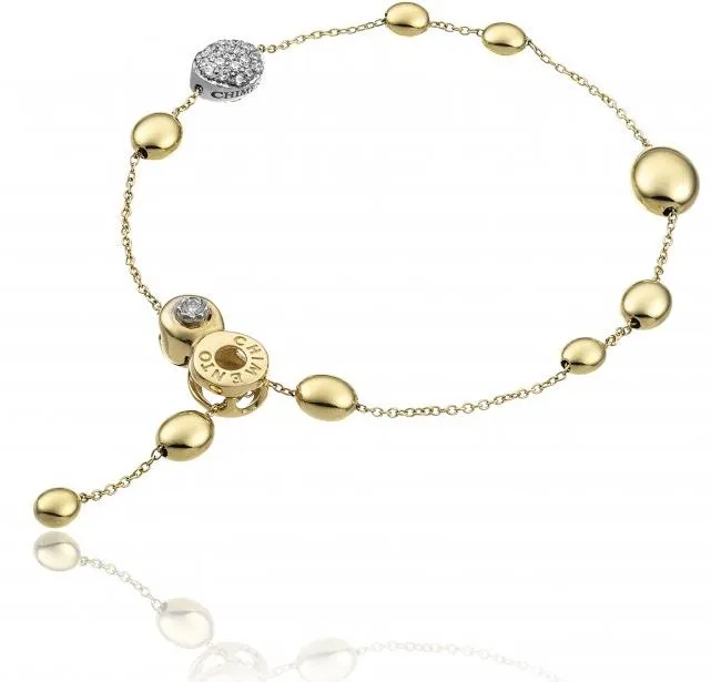 Chimento Armillas Acqua 18ct Yellow Gold 0.27ct Diamond Bracelet