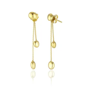 Chimento Armillas Acqua 18ct Yellow Gold Double Drop Earrings