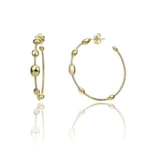 Chimento Armillas Acqua 18ct Yellow Gold Large Hoop Earrings