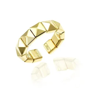 Chimento Armillas Pyramis 18ct Yellow Gold Studs Ring