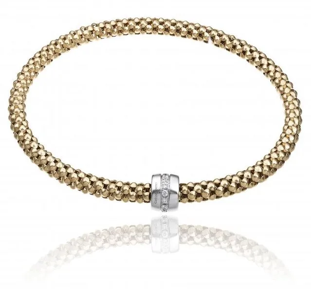 Chimento Melograno 18ct Rose Gold 0.11ct Diamond Bracelet