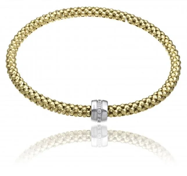 Chimento Melograno 18ct Yellow Gold 0.11ct Diamond Bracelet