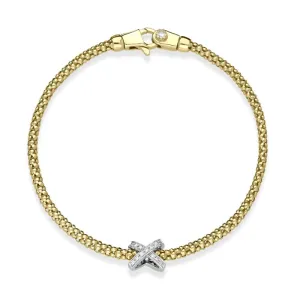 Chimento Melograno 18ct Yellow Gold 0.13ct Diamond Bracelet