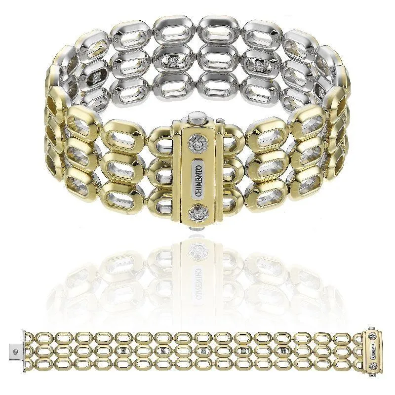 Chimento Optima 18ct Yellow and White Gold 0.51ct Diamond Reversible Bracelet