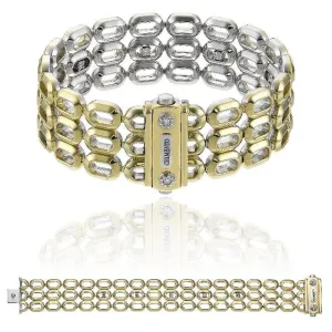 Chimento Optima 18ct Yellow and White Gold 0.51ct Diamond Reversible Bracelet
