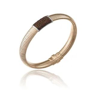 Chimento Stardust Pave 18ct Rose Gold 0.98ct Brown Diamond Bracelet