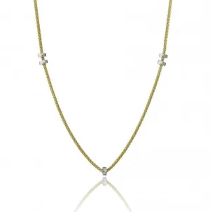 Chimento Stretch Volta 18ct Yellow Gold Diamond Necklace