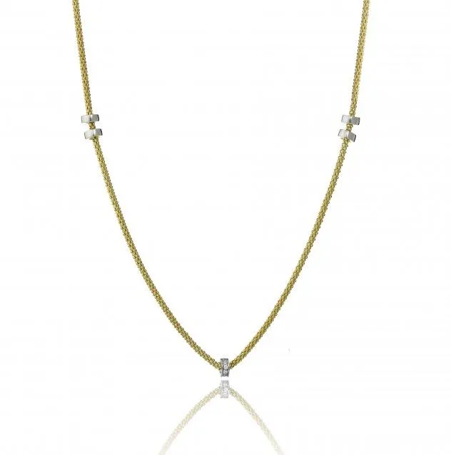 Chimento Stretch Volta 18ct Yellow Gold Diamond Necklace