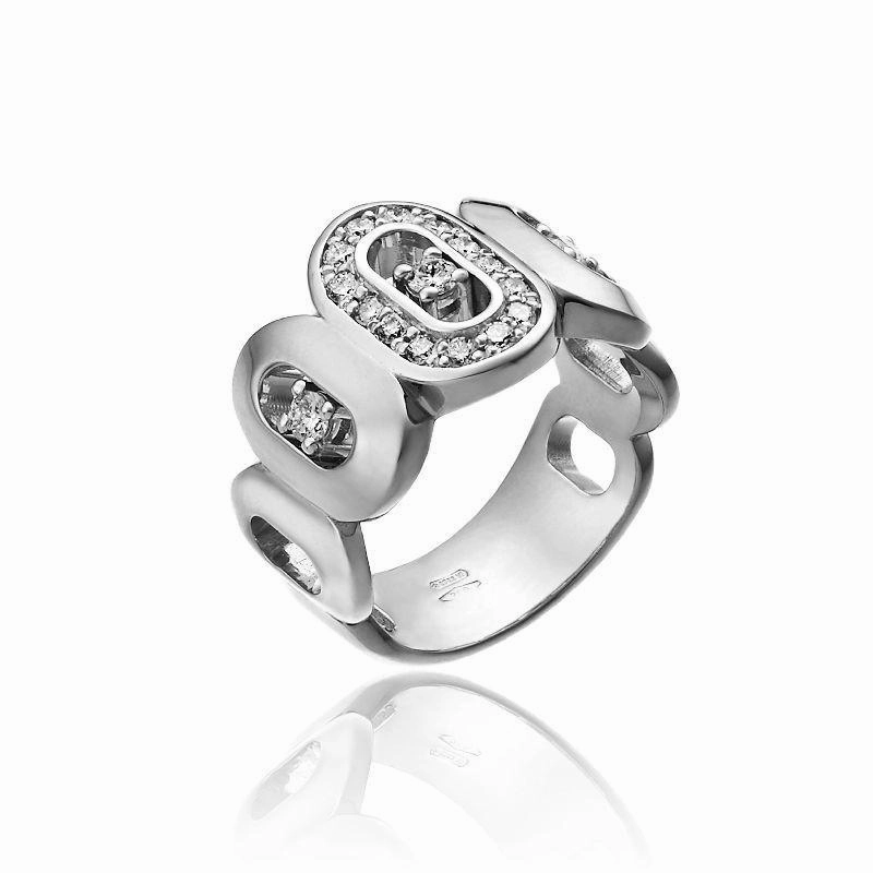 Chimento Optima 18ct White Gold 0.45ct Diamond Band Ring