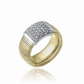Chimento Stardust Pave 18ct Yellow Gold 0.63ct Diamond Ring