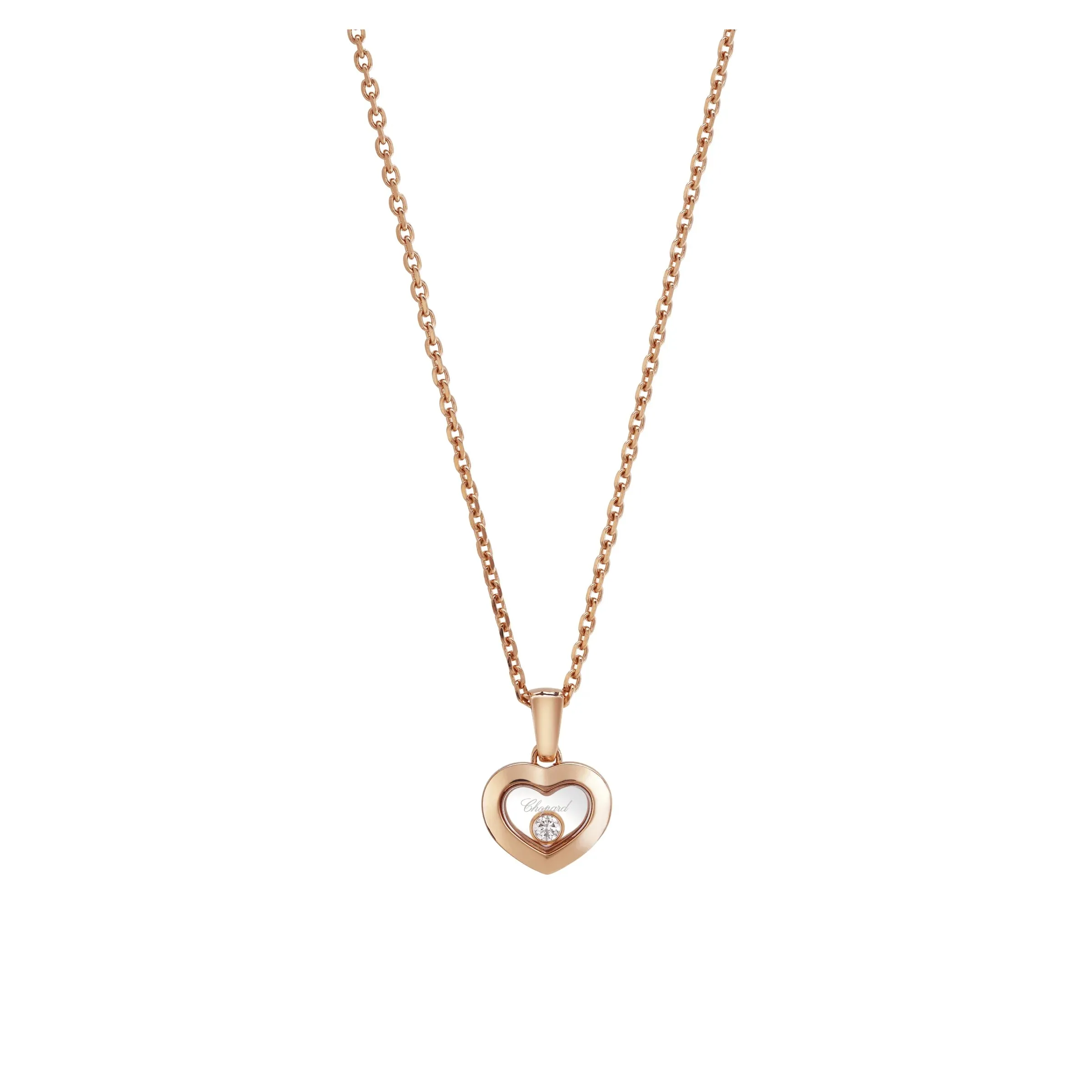 Chopard Happy Diamonds Icons 18ct Rose Gold 0.05ct Diamond Pendant
