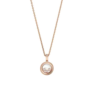 Chopard Happy Diamonds Icons 18ct Rose Gold 0.15ct Diamond Pendant