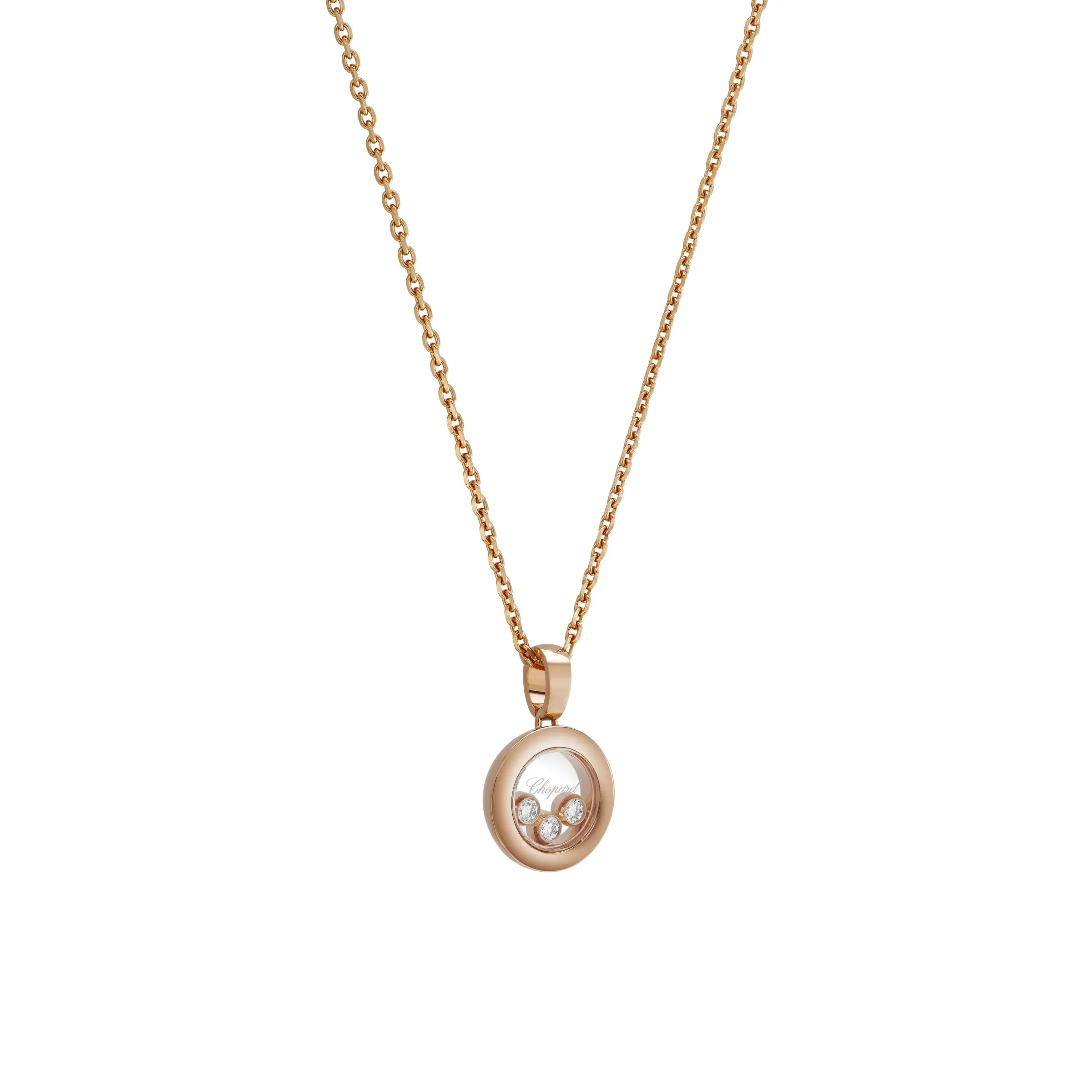 Chopard Happy Diamonds Icons 18ct Rose Gold 0.15ct Diamond Pendant