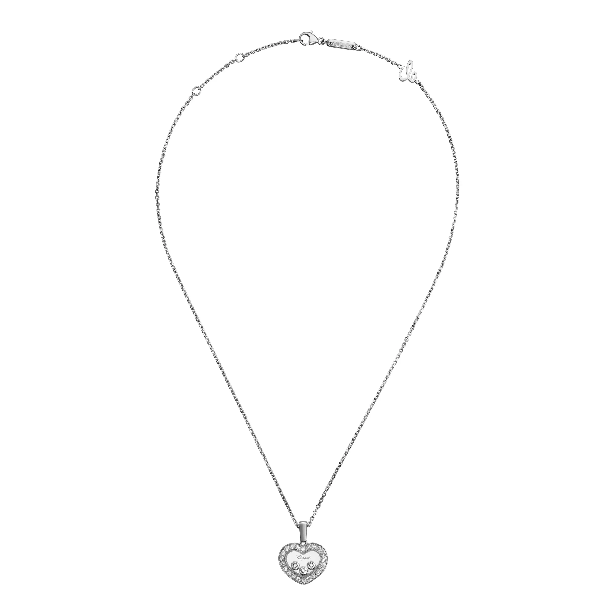 Chopard Happy Diamonds Icons 18ct White Gold 0.35ct Diamond Pendant