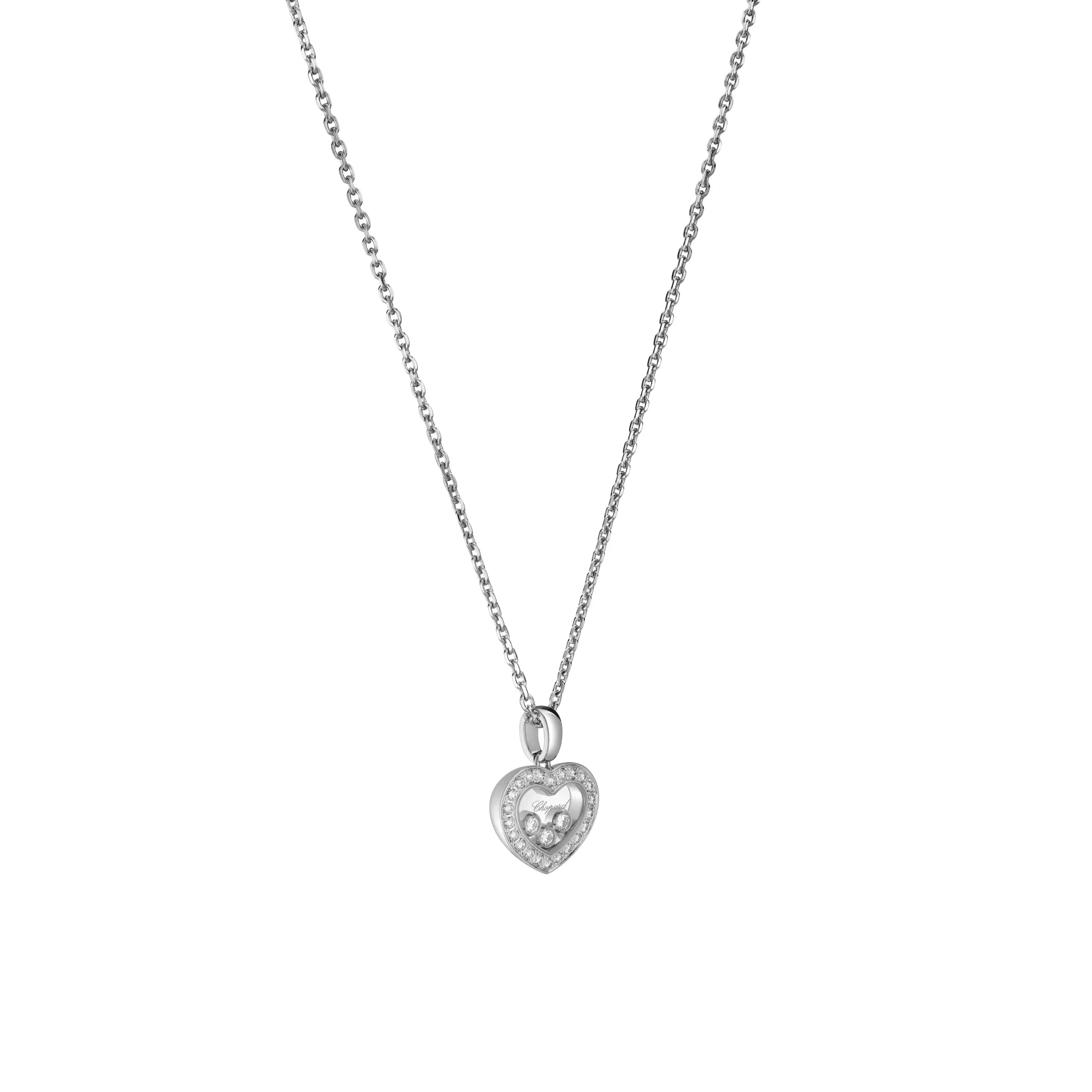 Chopard Happy Diamonds Icons 18ct White Gold 0.35ct Diamond Pendant