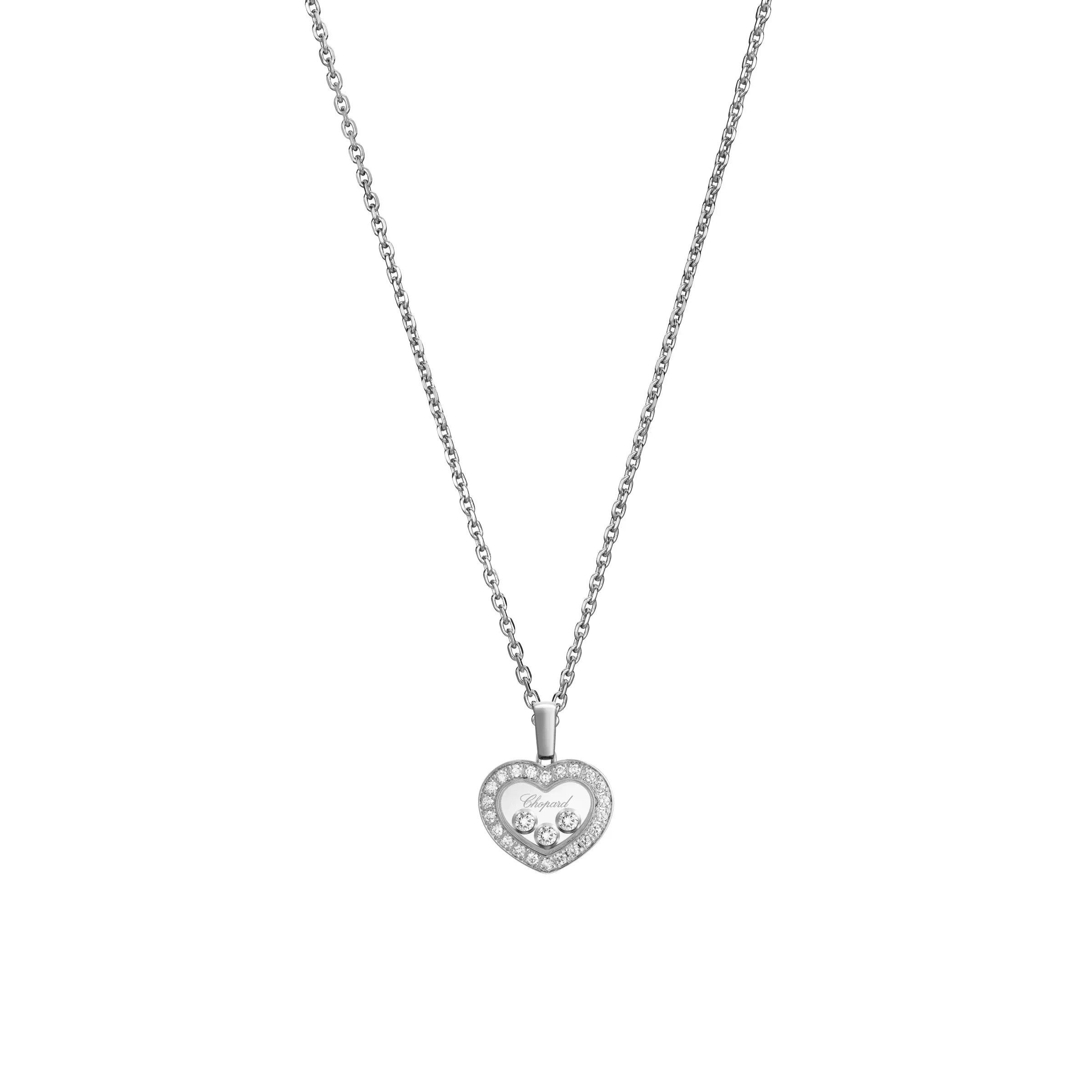 Chopard Happy Diamonds Icons 18ct White Gold 0.35ct Diamond Pendant
