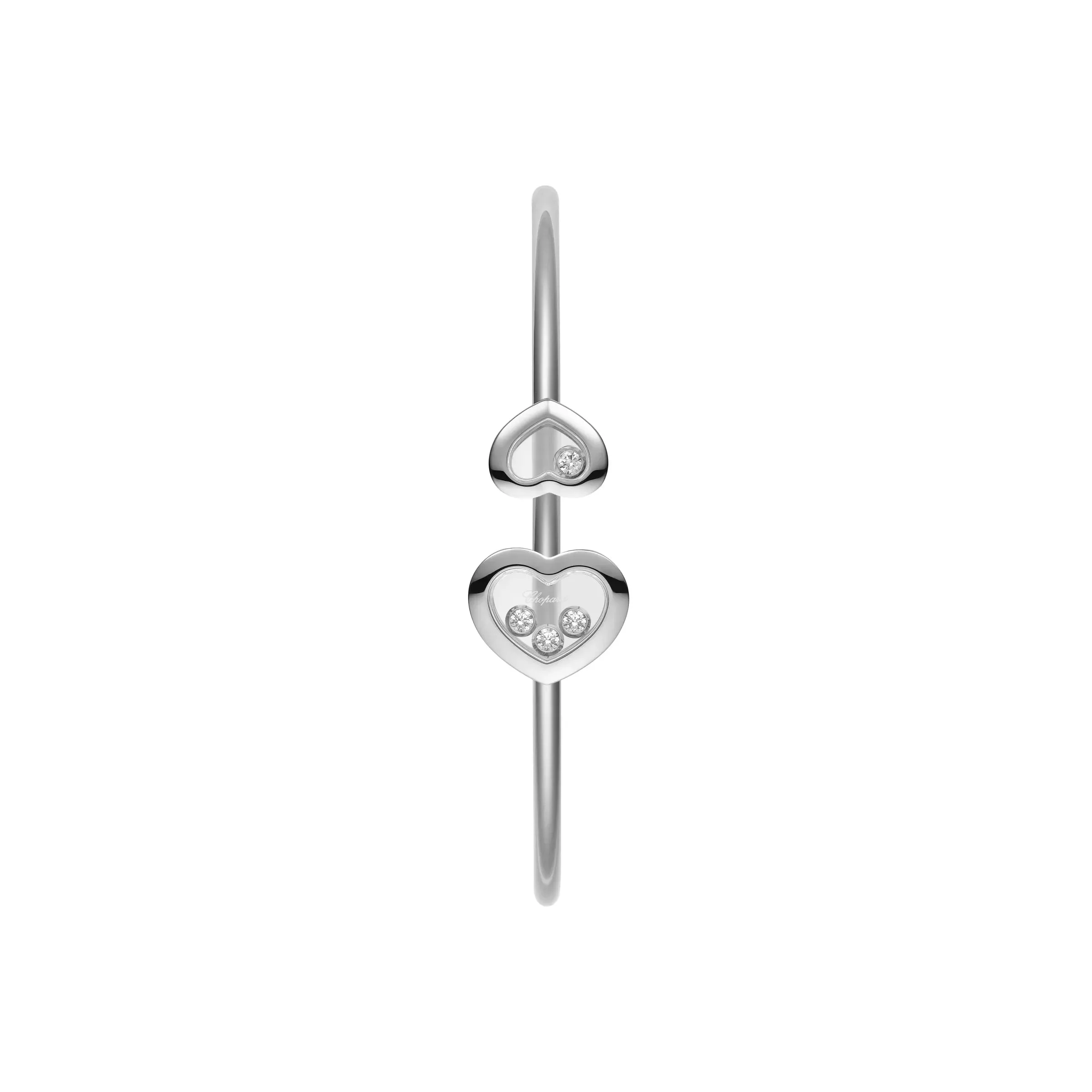 Chopard Happy Diamonds Icons 18ct White Gold Heart Bangle
