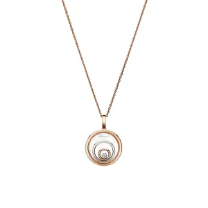 Chopard Happy Spirit 18ct Rose & White Gold 0.09ct Diamond Pendant