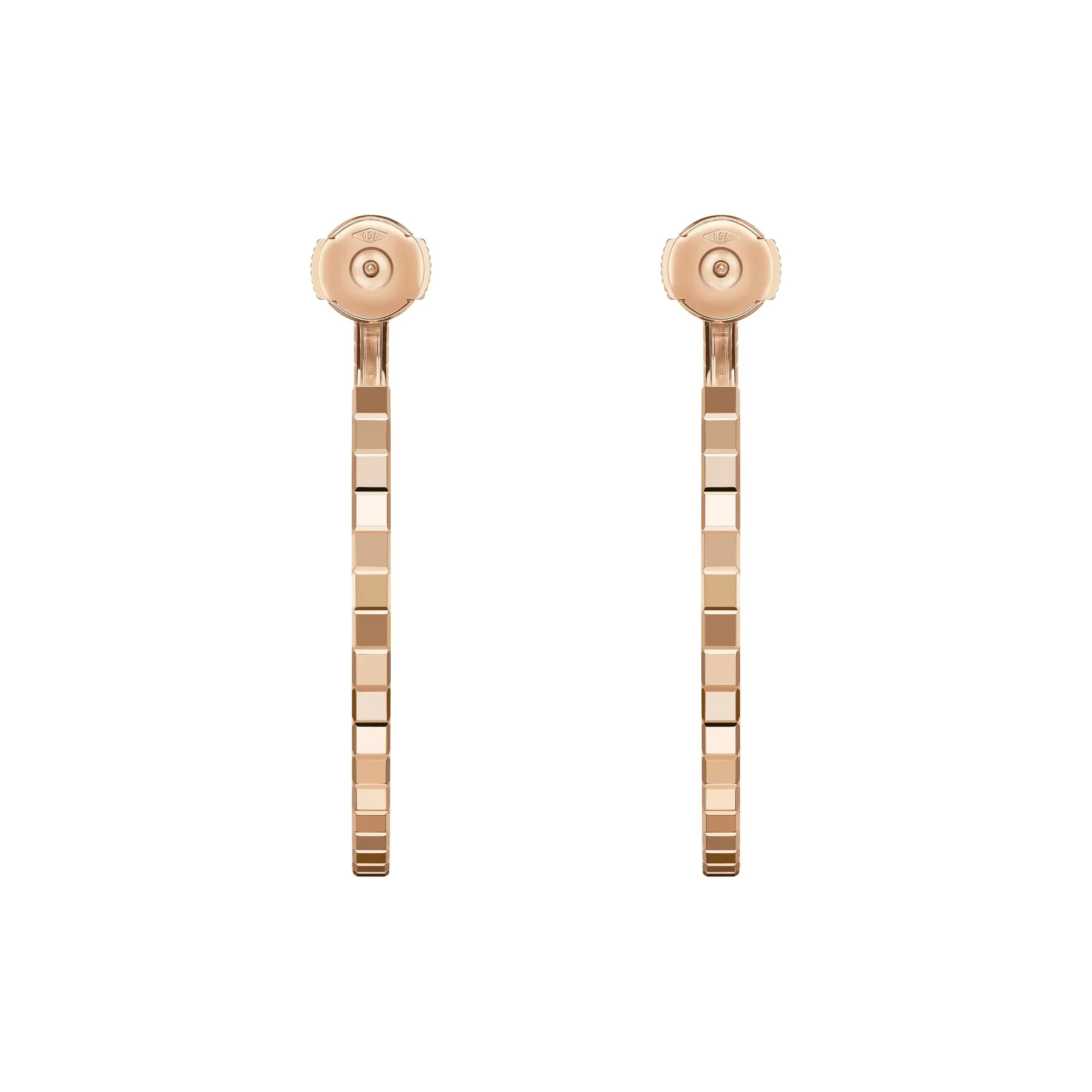 Chopard Ice Cube 18ct Rose Gold Hoop Earrings
