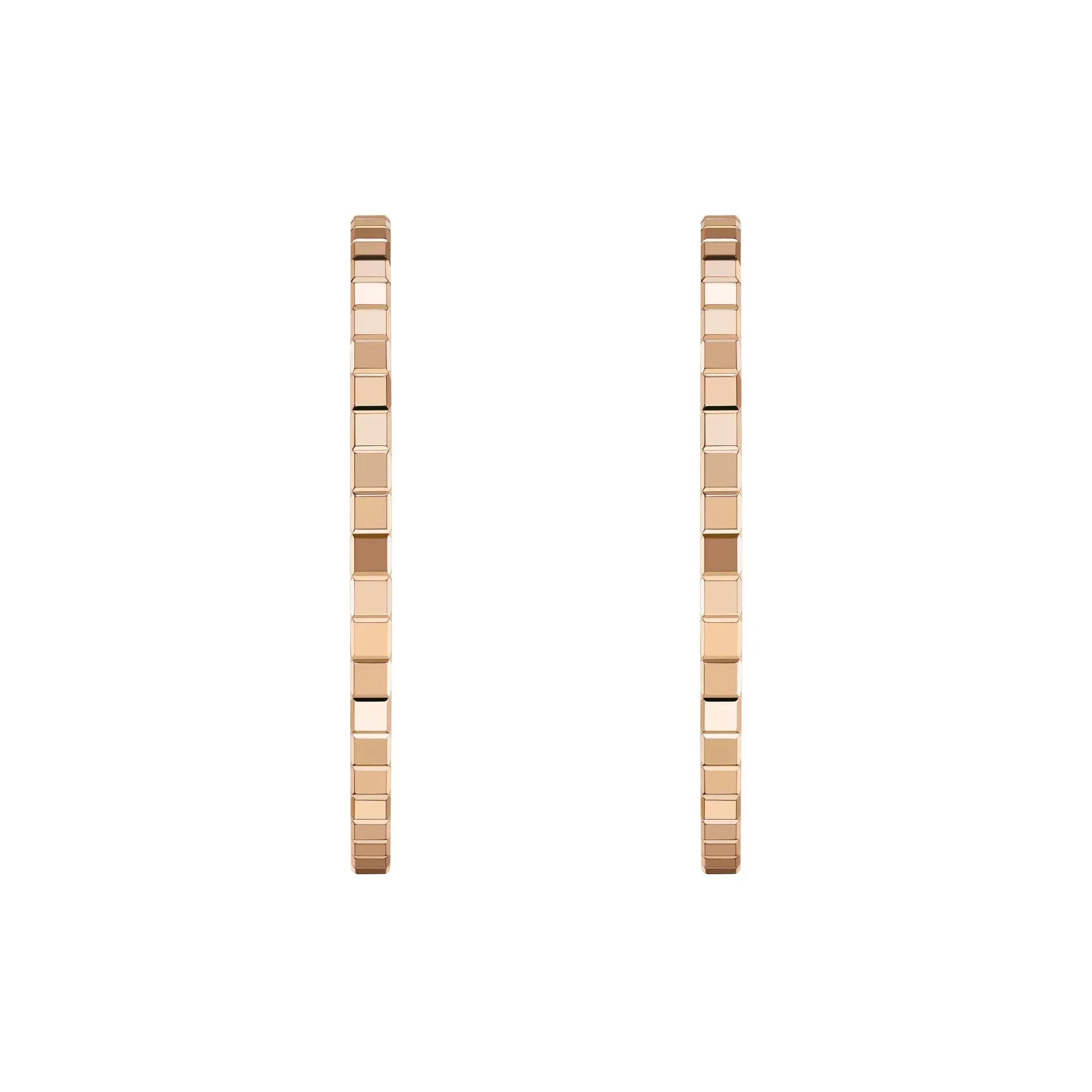 Chopard Ice Cube 18ct Rose Gold Hoop Earrings