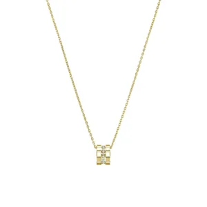 Chopard Ice Cube 18ct Yellow Gold 0.14ct Diamond Pendant