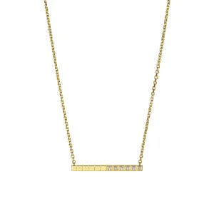 Chopard Ice Cube 18ct Yellow Gold Diamond Pendant