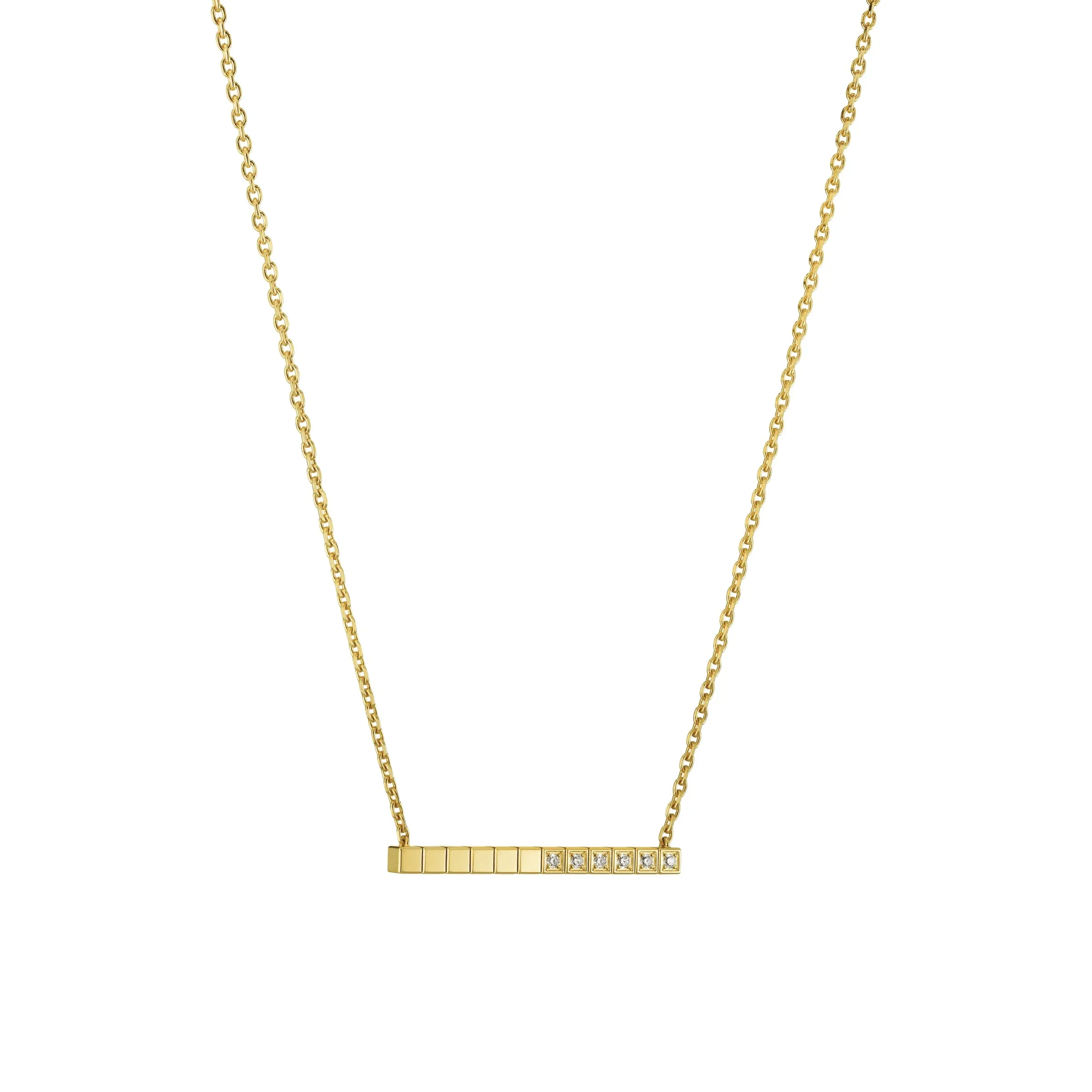 Chopard Ice Cube 18ct Yellow Gold Diamond Pendant