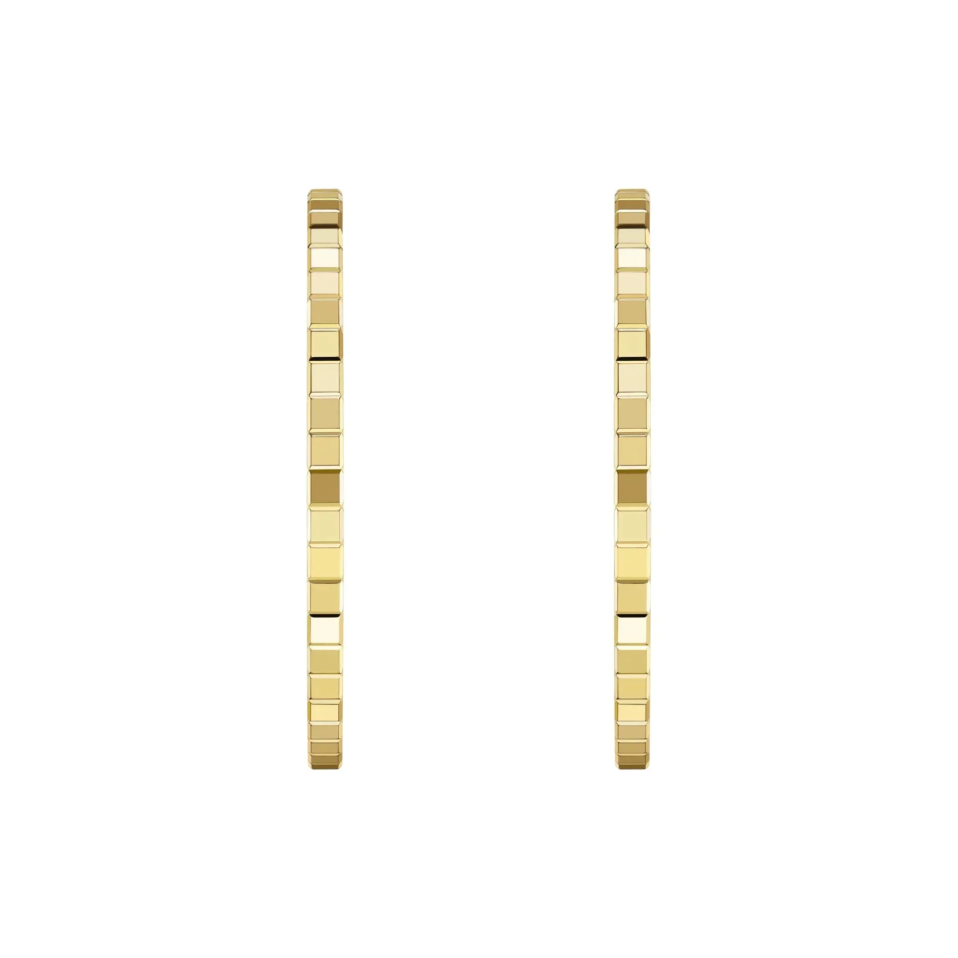 Chopard Ice Cube 18ct Yellow Gold Hoop Earrings
