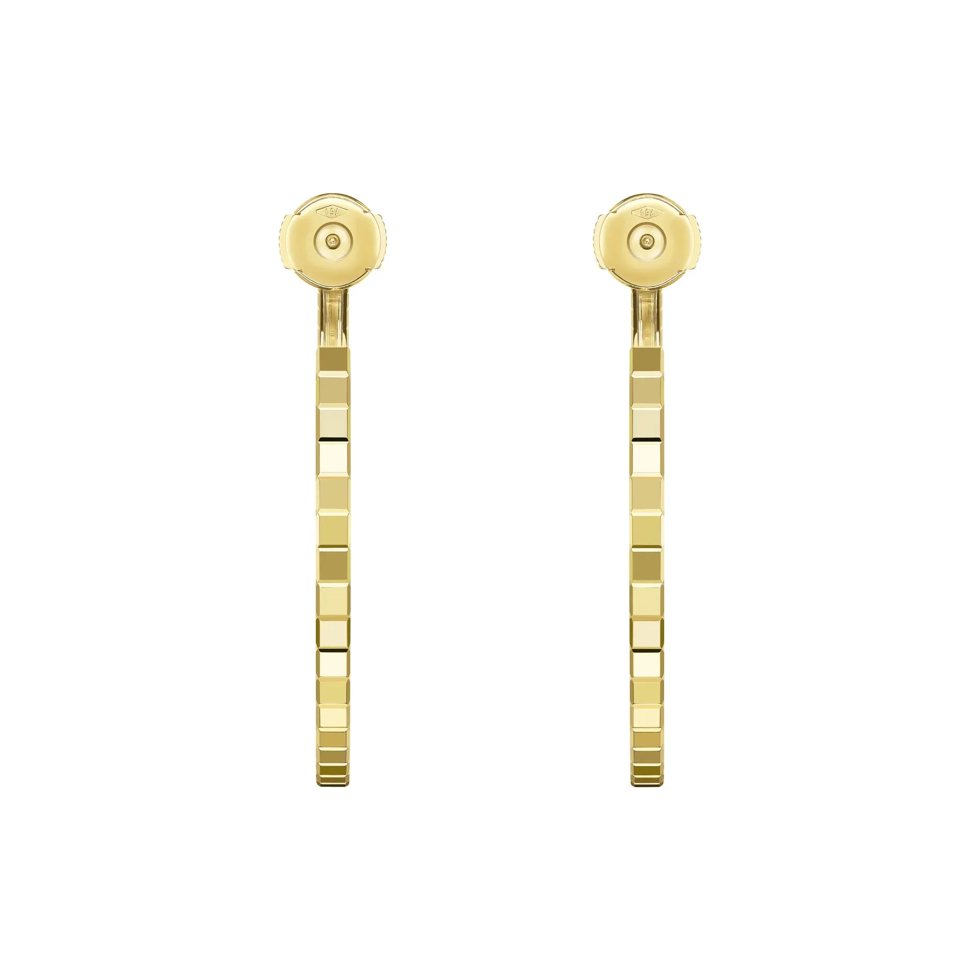 Chopard Ice Cube 18ct Yellow Gold Hoop Earrings