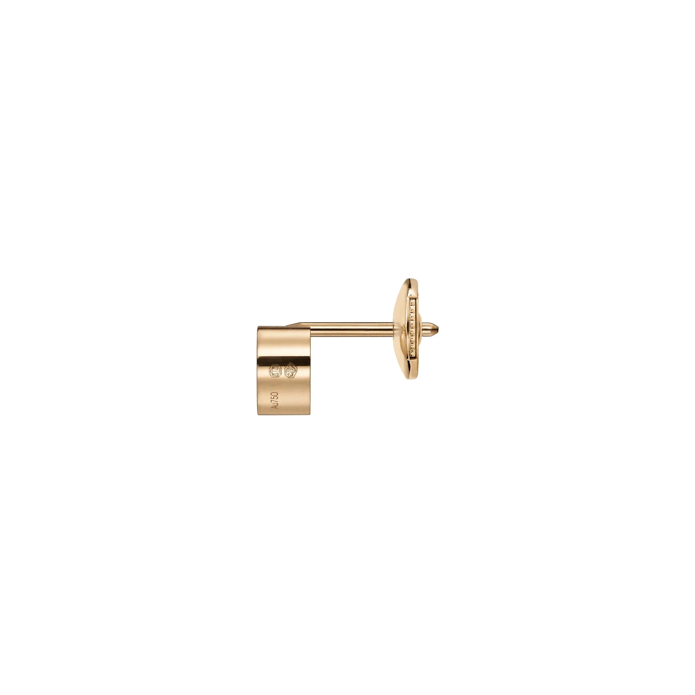 Chopard My Happy Hearts 18ct Rose Gold Diamond Single Stud Earring