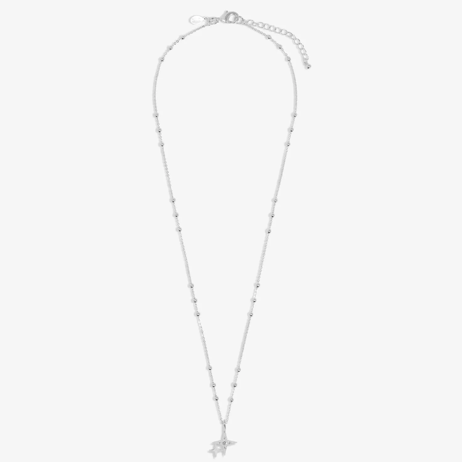 Christmas A Little Season To Sparkle Silver Plated Necklace 7710