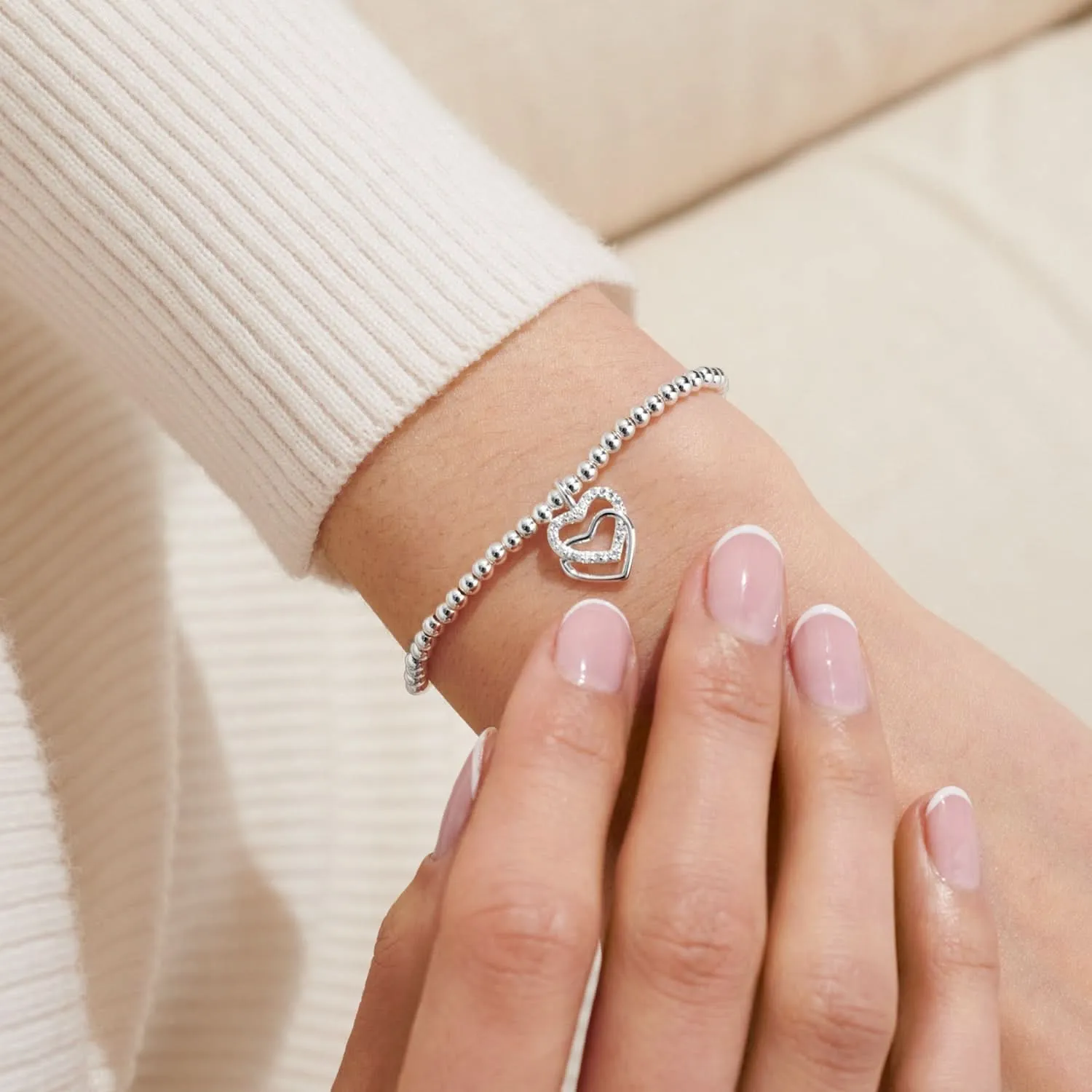 Christmas Cracker Merry Christmas Fabulous Friend Silver Plated Bracelet 7687