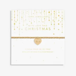 Christmas With Love This Christmas Gold Bracelet 6368