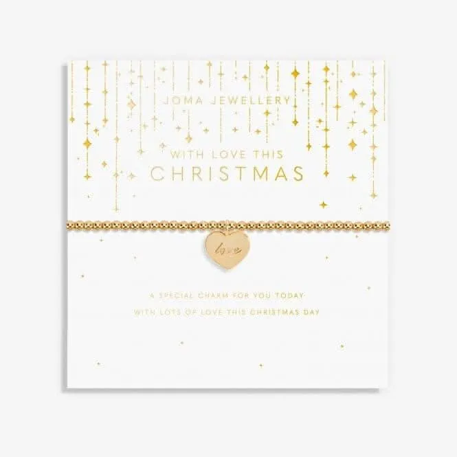 Christmas With Love This Christmas Gold Bracelet 6368