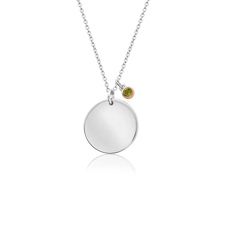 Clogau Celebration August Sterling Silver Birthstone Pendant D