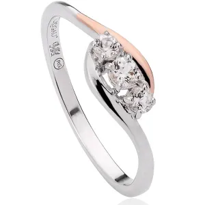Clogau Spirit Sterling Silver White Topaz Ring