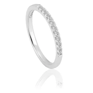 Clogau Timeless 9ct White Gold 0.16ct Diamond Wedding Ring