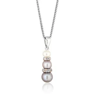 Clogau Tree of Life Sterling Silver Freshwater Pearl Necklace D