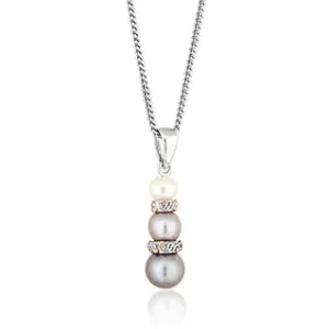 Clogau Tree of Life Sterling Silver Freshwater Pearl Necklace D