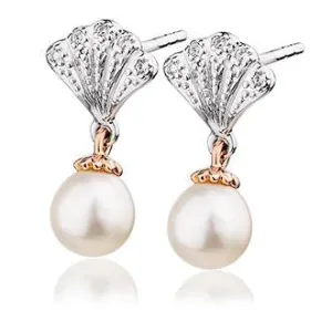 Clogau Windsor Sterling Silver Pearl Earrings