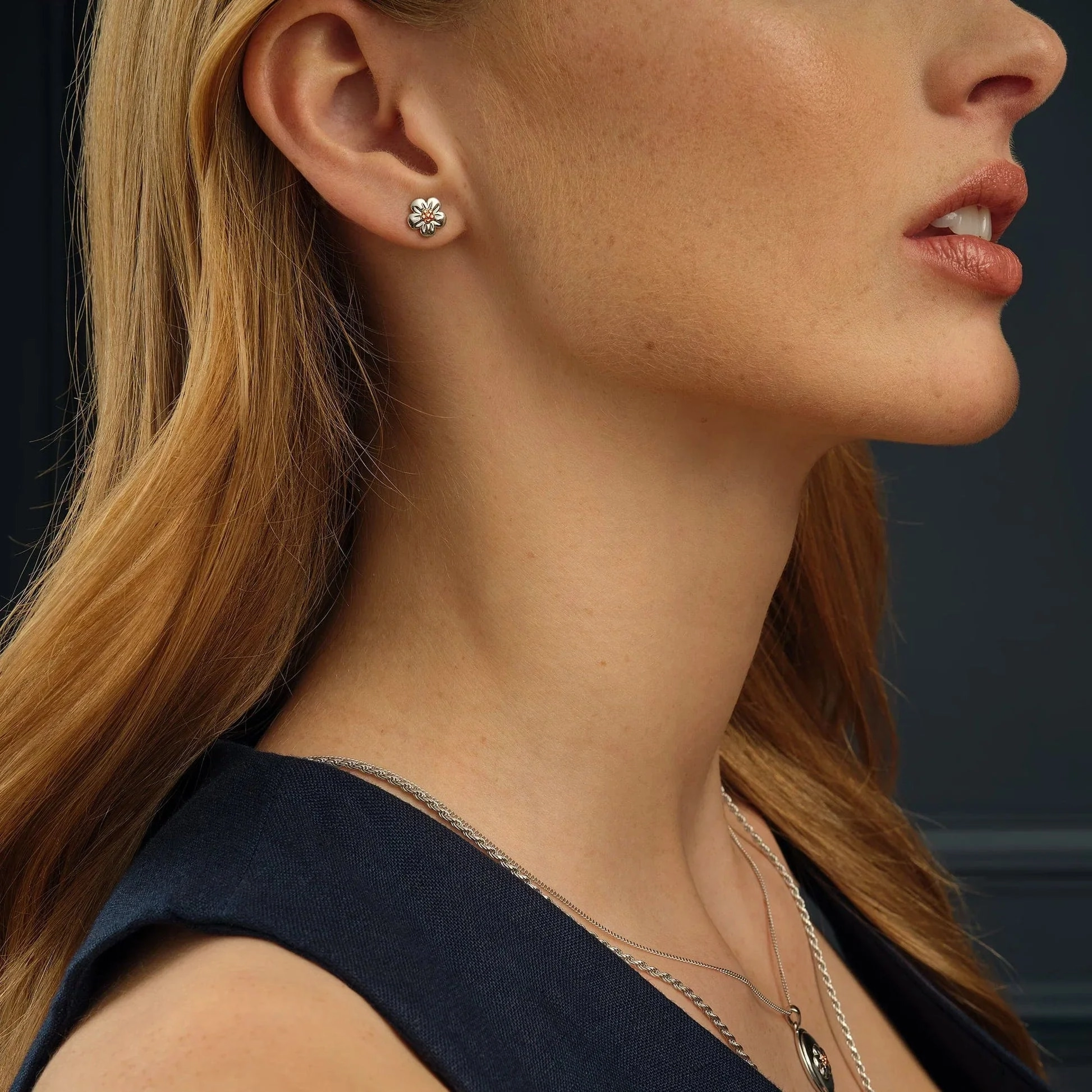 Clogau Forget Me Not Sterling Silver Earrings