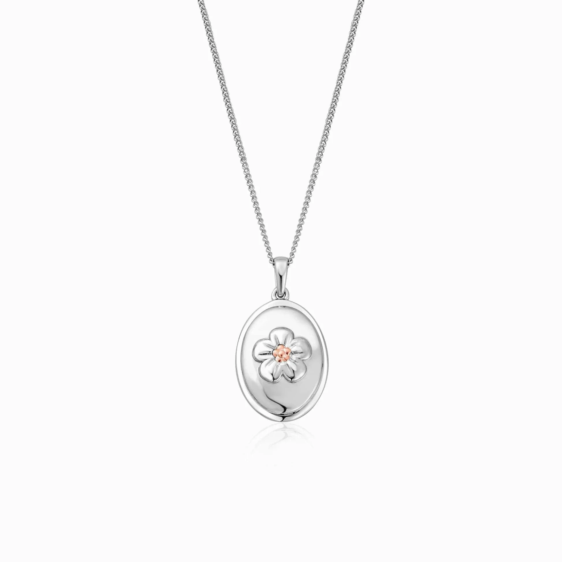 Clogau Forget Me Not Sterling Silver Pendant