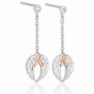 Clogau Seraphina Sterling Silver Drop Earrings