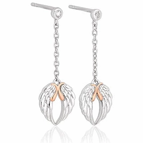 Clogau Seraphina Sterling Silver Drop Earrings