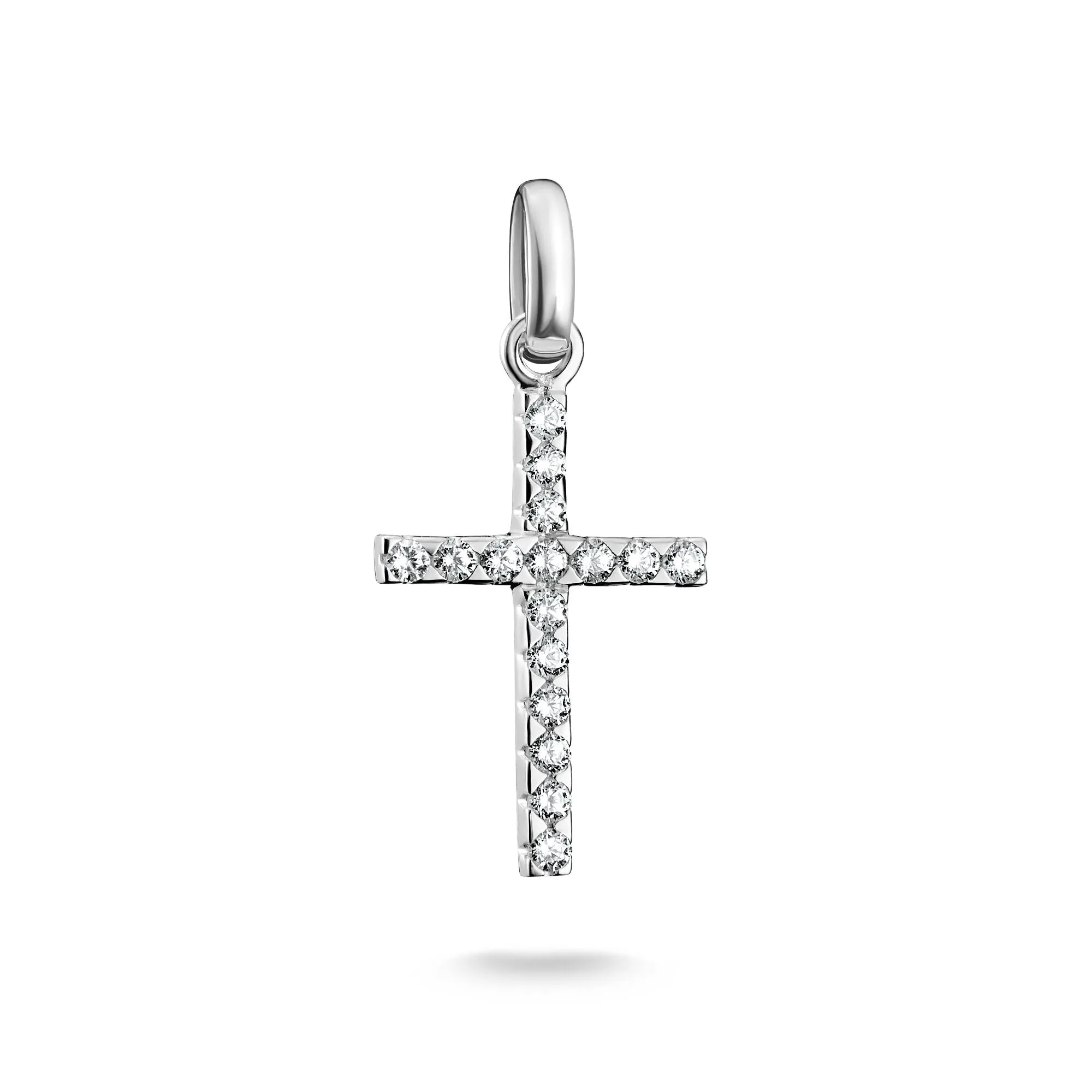 Connect Charm cross with stones
