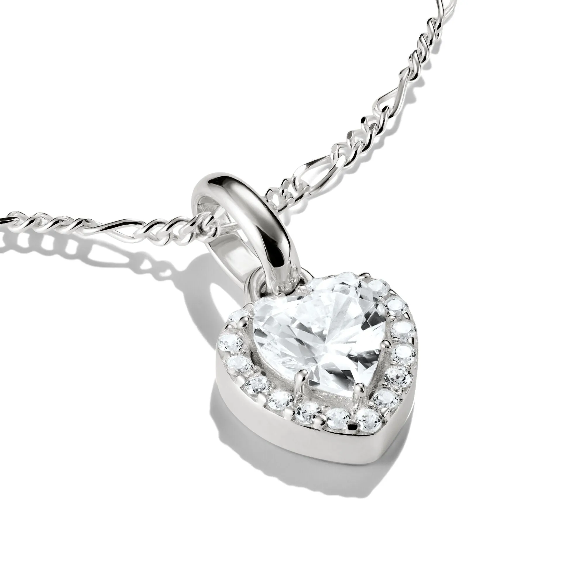 Connect Charm heart with stones