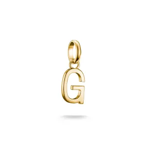 Connect Charm letter G Gold